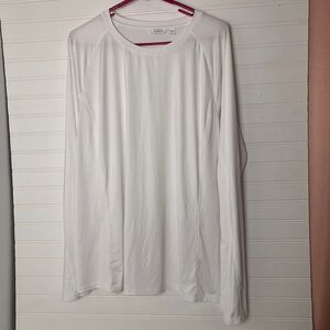 Lady Hagen XXL White Long Sleeve Athletic Golf Pullover Top Womens
